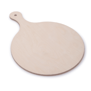 Houten pizzaplank rond