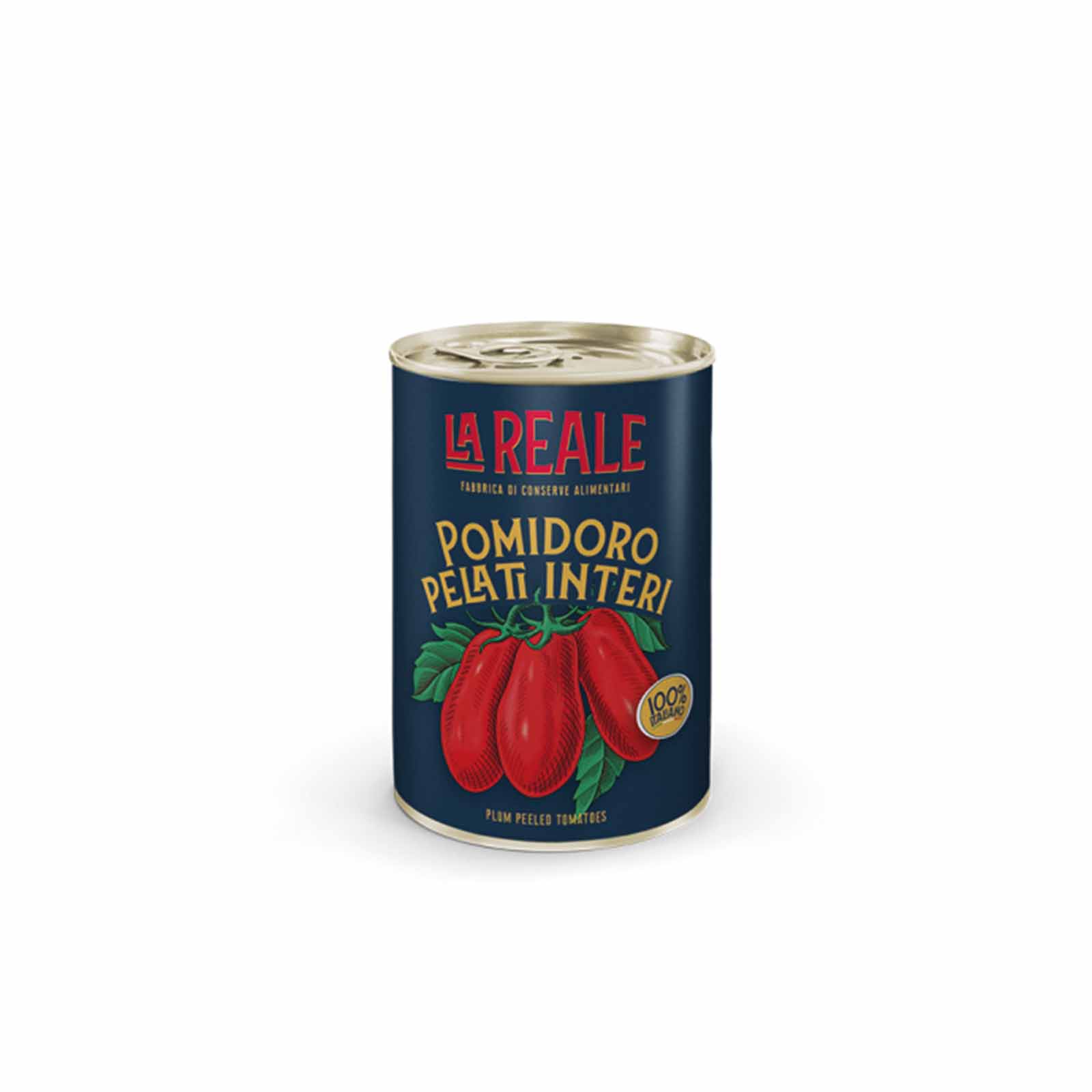 Pomidoro gepelde tomaten 400gr La Reale
