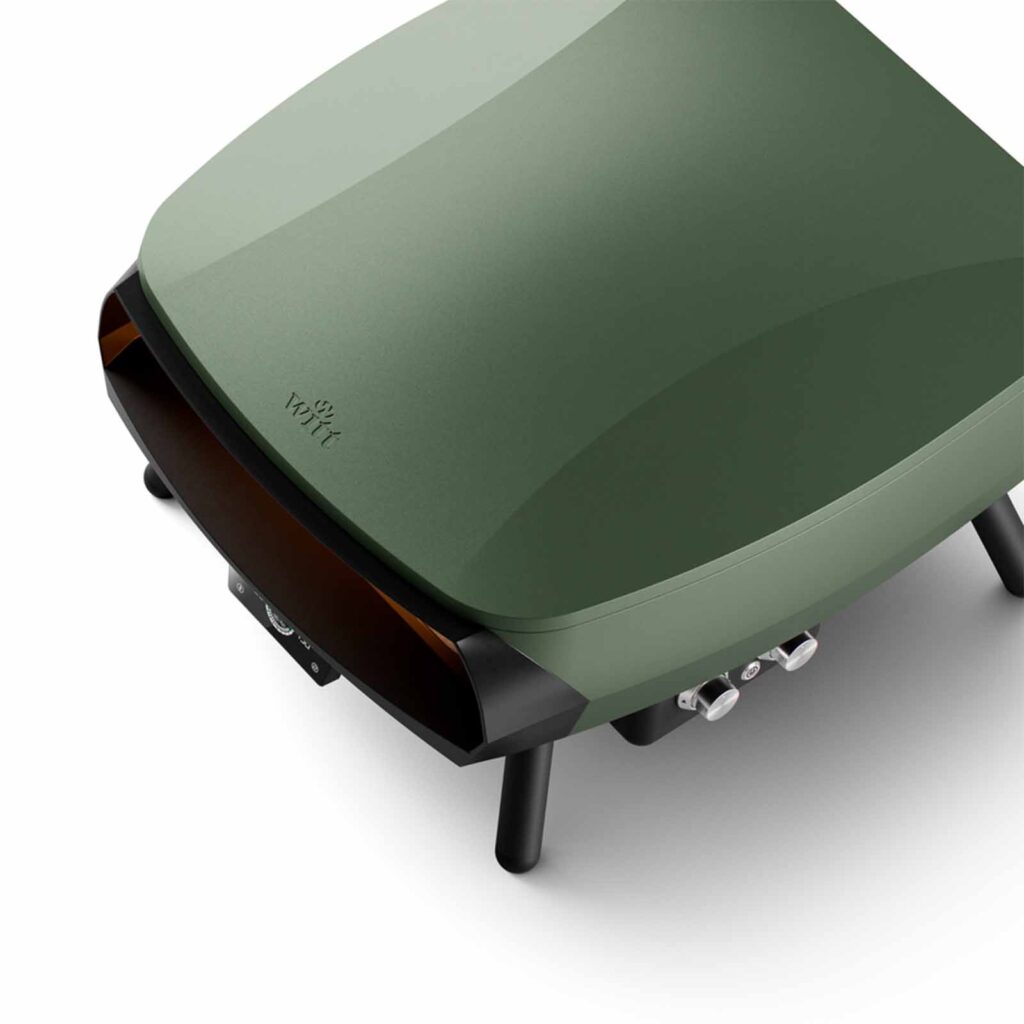 Pizzaoven etna rotante 16 witt groen above