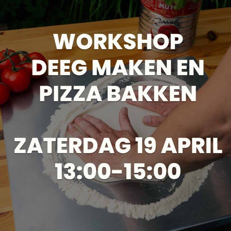 Workshop deegmaken pizzabakken 19april