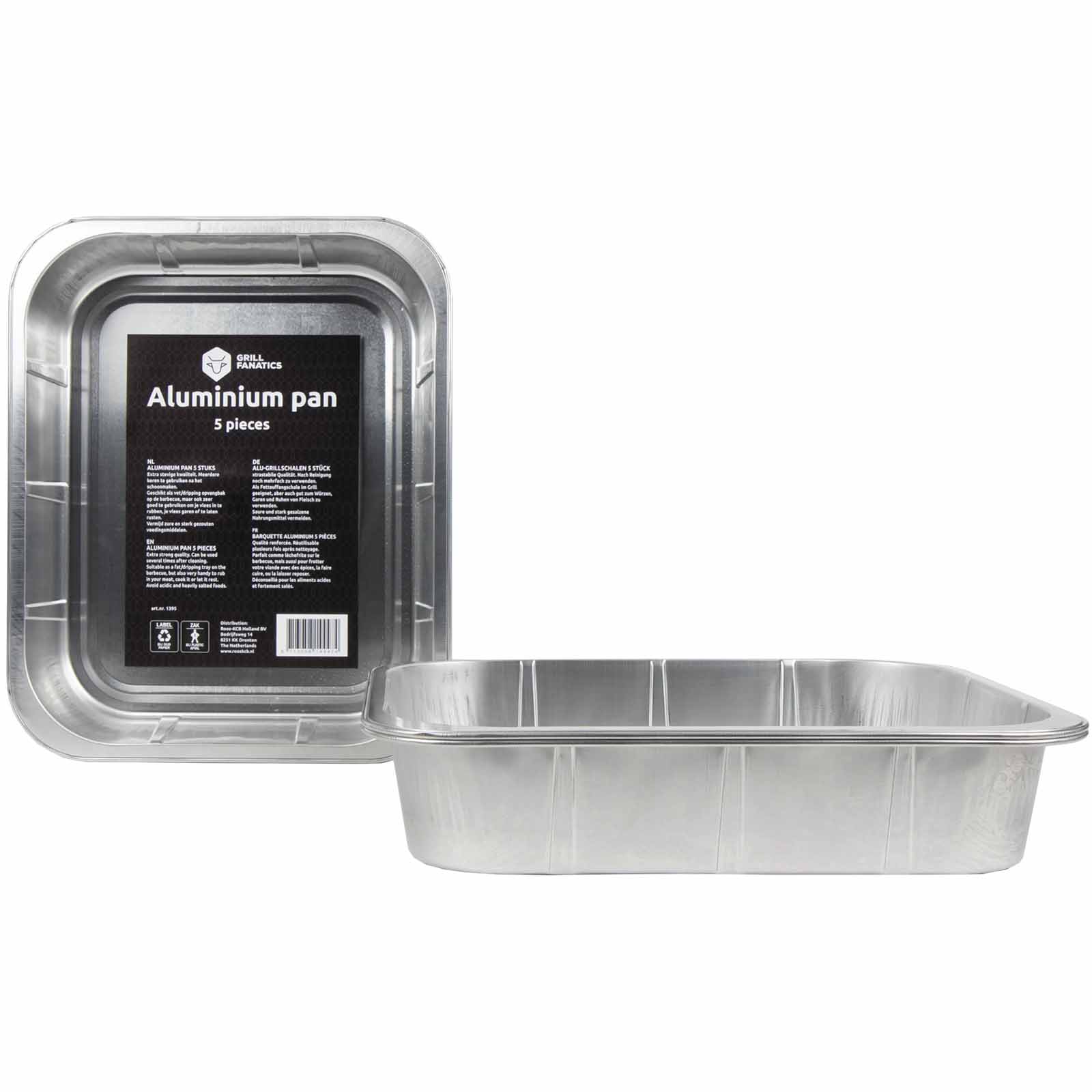 Aluminiumpan 5stuks Grill Fanatics