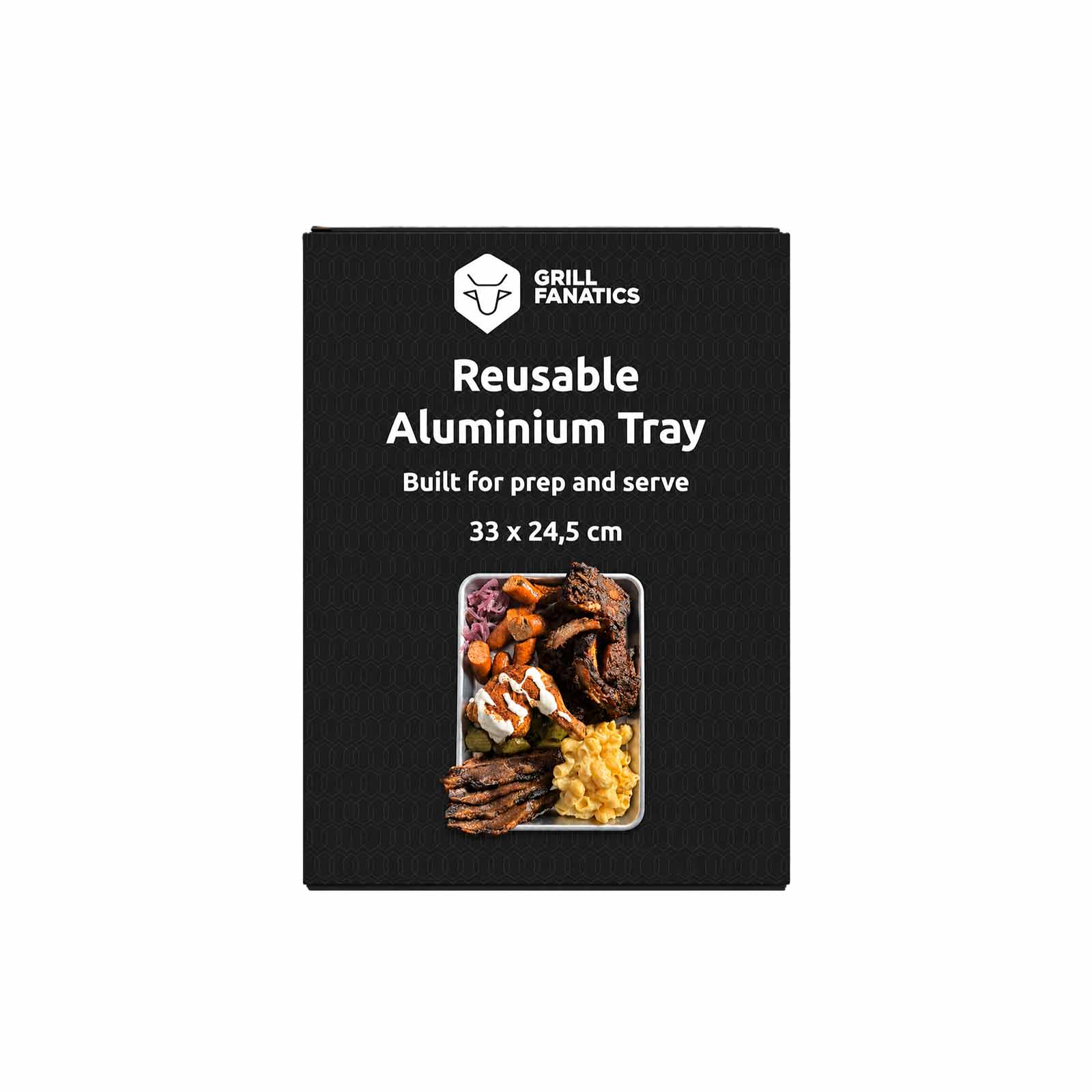 Herbruikbare aluminium schaal Grill Fanatics
