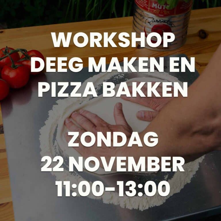 Workshop pizzabakken deegmaken 22NOVEMBER