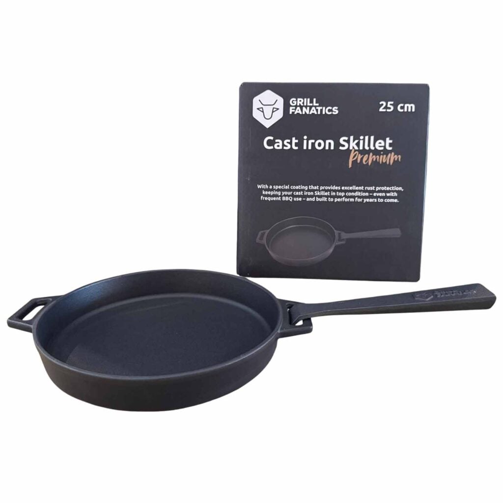 Gietijzeren skillet pan met afneembaar handvat Grill Fanatics